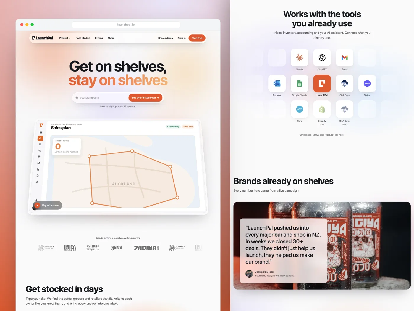LaunchPal web app built by Concrete